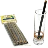 Bamboo Drinking Straws, Set of 12