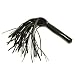 Black Bondage 12 Inch PVC Flogger Thong Whip