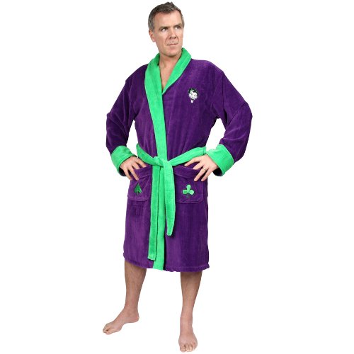  DC Comics Superhero Bathrobes (One Size (Fleece), The Joker)