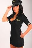 9620_Stewardess - Stewardess Flugbegleiterin Kostüm Karneval sexy