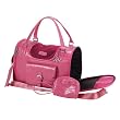 Dog Cat Faux Crocodile Pattern Pet Carrier - Small