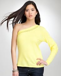 One Shoulder Crochet Cuff Top