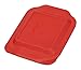 Pyrex Red Plastic Lid for 2 Quart 8-inch Square Baking Dish #222-PC (2-Pack)