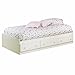 Summer Breeze Collection Twin Bed with Storage - Platform Bed with 3 Drawers - White Wash by South Shore