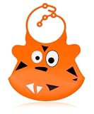 from Silly Bibs Silly Bibs soft silicone bib with crumb catcher - Timmy Tiger (Model ulb0001-05)