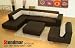 Cheap 4PC MODERN EURO DESIGN LEATHER SECTIONAL SOFA S4708 For Sale