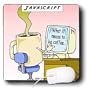 Londons Times Funny Food Coffee other Digestibles - Javascript - Mouse Pads
