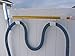 MIDE Products 135W-2 Aluminum Pool Accessory Hooks Pair, 6-Inch Long, White