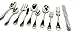 Cambridge Gabriana Mirror 45-Piece Flatware Set, Service for 8