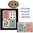 Modiano 100% Plastic Poker Size 4 Index Golden Trophy Setup