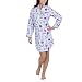 Nick & Nora® Womens Sleepshirt - Blue Keys