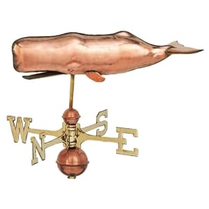 Polished Sperm Whale Weathervane by 