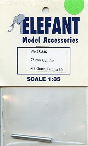 Elefant Model 1:35 75mm Gun for M3 Grant, Tamiya Kit #35.346*