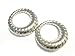 Wholesale Scarf Jewelry DIY Silver Scarf Rings CCB Pendant Scarf Accessory Sold 12pc