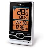 Oregon Scientific RMR203HGA Indoor/Outdoor Temperature & Humidity Station with Atomic Clock