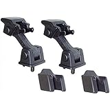 APDTY 55176636 Hood Latch Rubber Catch Release Kit For 1997-2006 Jeep Wrangler TJ (Includes Both Hood Catches) (Replaces Mopar 55176636AD / 68038118AA)