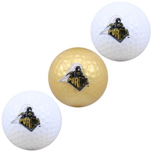 Purdue Boilermakers 3 Pack Golf Balls