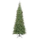 9' Pre-Lit Slim Carolina Fir Christmas Tree - Clear Lights