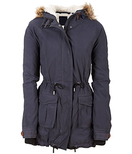 Aeropostale Womens Faux Fur Lined Fleece Jacket 404 M