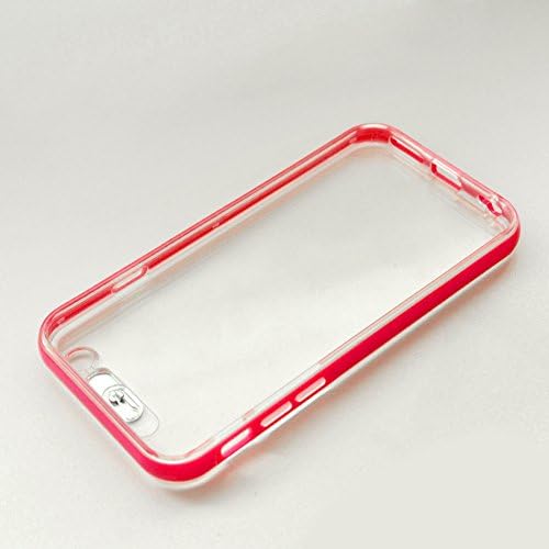 iPhone 6 Case,iPeli(TM)[Lumenair Series] LED Case iPhone 6 (4.7) Incoming Call Flash Hybrid Case Cover with PC Hard Back Case + Luminous Soft Bumper Frame Case For iPhone 6 (4.7 inch)(red)