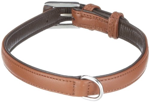 Nobby 78372-98 Leder Halsband \"CHARA\" L: 45 cm, B: 18 mm, cognac-braun Preisvergleich