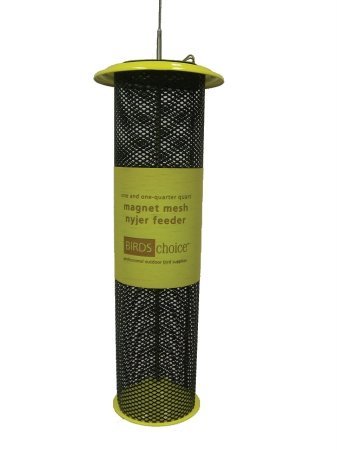 Birds choice Magnet Mesh Nyjer Feeder-Yellow