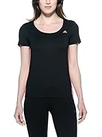 REEBOK Camiseta Manga Corta Clima Essentials 3 - Stripes (Negro / Rosa)