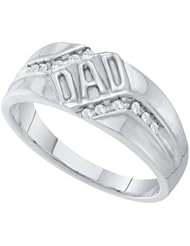 0.12CTW DIAMOND DAD RING