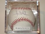 Jeremy Bonderman Detroit Tigers Signed Autographed Baseball Coa with Matching Holograms and Case