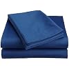 Elegance 250-Thread Count Cotton Rich Queen Sofa Bed Sheet Set, Navy