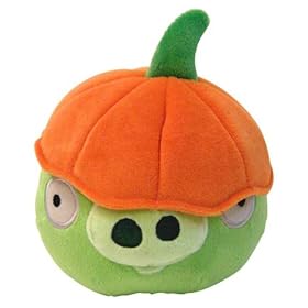  Angry Birds HALLOWEEN 5 Inch MINI Plush Figure Pig with Pumpkin Hat