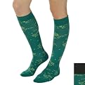 Xhilaration&reg; Knee High Socks 2 Pk - Green Hearts/Gray Solid - One Size