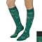 Xhilaration&reg; Knee High Socks 2 Pk - Green Hearts/Gray Solid - One Size