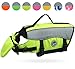 Vivaglory Dog Life Jackets with Extra Padding for Dogs, X-Small - Extra Reflective Yellow