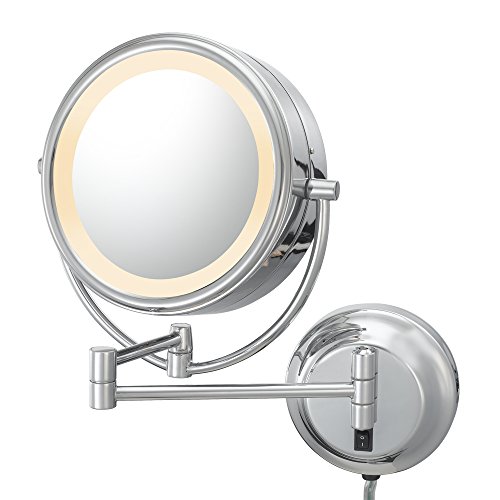 Kimball Young NeoModern LED Lighted Wall Mirror in Chrome