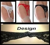 Sexy Narrow Lace Suspender Belt. Stockings not included.