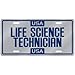 New  Usa Life Science Technician  License Plate Occupations