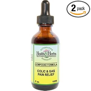 Alternative Health and Herbs Remedies Colic And Gas Pains, 1-Ounce Bottle (Pack of 2) by ALTERNATIVE Health & Herbs REMEDIES