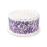 Lucks Edible Image Tall Designer Prints Purple Flora, 36-Pack