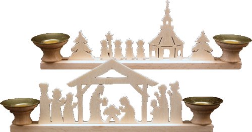 2 er SET: Holz Bastelset 3-D -