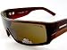 New Lacoste LA 12408 LA12408 BR Sunglasses 99-99-125 Brown Shades Brown Frame