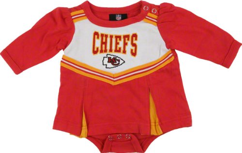 Kansas City Chiefs Newborn Cheerleader Creeper Dress