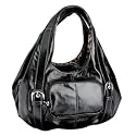 Red Herring-Black patent grab bag
