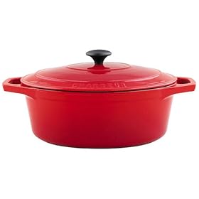 French Home Red 6 Quart Oval Casserole by French Home