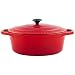 French Home Red 6 Quart Oval Casserole