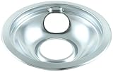 Whirlpool 3150246RW Universal 6-Inch Cooktop Drip Bowl and Ring, Chrome