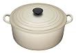 Le Creuset Enameled Cast-Iron 5-1/2-Quart Round French Oven, Dune