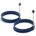 Norpro 994C Silicone Egg Pancake Ring Round, Blue