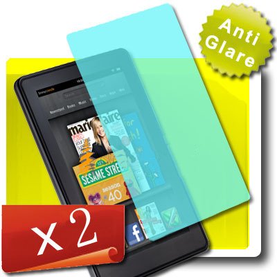 2 Pack QQ-Tech® Anti Glare LCD Screen Protector 
