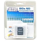 ATP AF128MC 128MB MMCmicro Memory Card w/SD Card Adapter